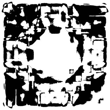 Soyut siyah-beyaz vektör arkaplanı. Tek renkli vintage yüzey           