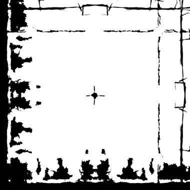 Soyut siyah-beyaz vektör arkaplanı. Tek renkli vintage yüzey           