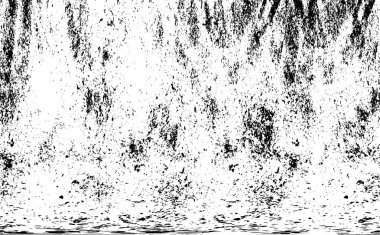 Soyut siyah-beyaz vektör arkaplanı. Tek renkli vintage yüzey           