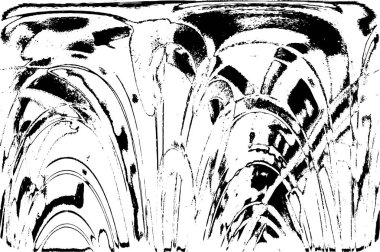 Soyut siyah-beyaz vektör arkaplanı. Tek renkli vintage yüzey           