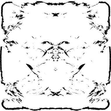 Soyut siyah-beyaz vektör arkaplanı. Tek renkli vintage yüzey           