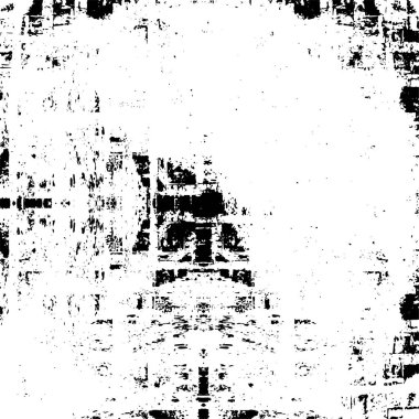 Soyut siyah-beyaz vektör arkaplanı. Tek renkli vintage yüzey           