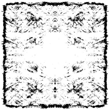 Soyut siyah-beyaz vektör arkaplanı. Tek renkli vintage yüzey           