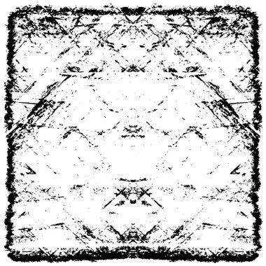 Soyut siyah-beyaz vektör arkaplanı. Tek renkli vintage yüzey           