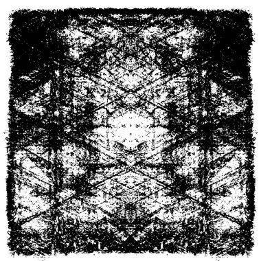 Soyut siyah-beyaz vektör arkaplanı. Tek renkli vintage yüzey           