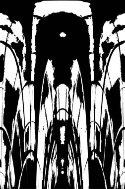 soyut siyah ve beyaz grunge geometrik modern desen