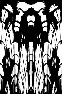 soyut siyah ve beyaz grunge geometrik modern desen