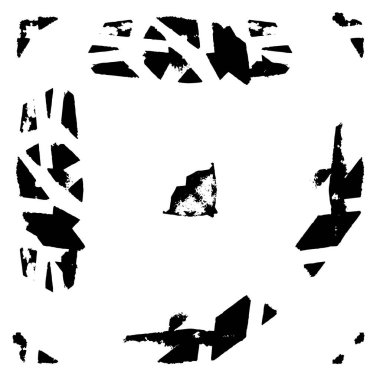 soyut siyah ve beyaz grunge geometrik modern desen