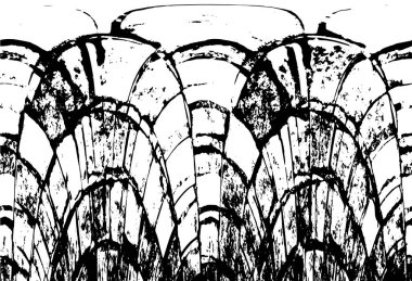 Siyah kabataslak vektör arkaplanı. Arkaplan için siyah grunge dokusu