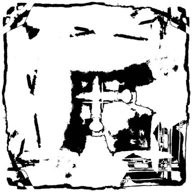 siyah ve beyaz grunge arka plan. Dokuları üst üste koy. soyut yüzey tasarımı ve kaba kirli duvar