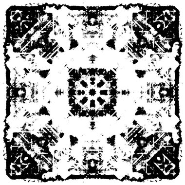 soyut siyah ve beyaz grunge geometrik modern desen