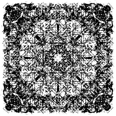 soyut siyah ve beyaz grunge geometrik modern desen