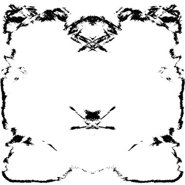 soyut siyah ve beyaz grunge geometrik modern desen