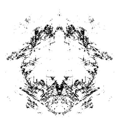 Gelecekçi soyut grunge geometrik modern desen 