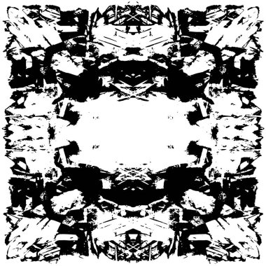 Soyut grunge monokrom arka planı. Vektör illüstrasyonu