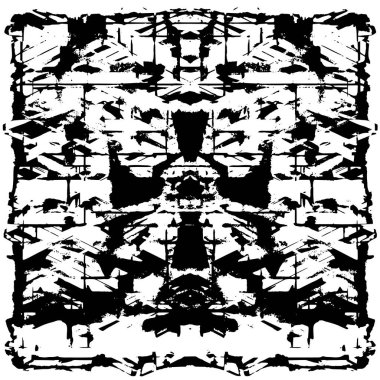 Soyut grunge monokrom arka planı. Vektör illüstrasyonu