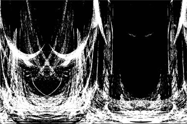 Soyut grunge monokrom arka planı. Vektör illüstrasyonu