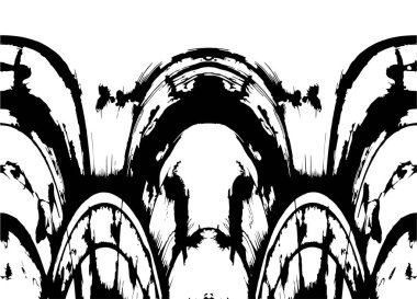 Soyut grunge arkaplanı. yaratıcı monokrom fon. vektör illüstrasyonu