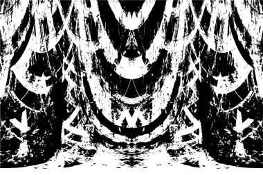 Soyut grunge arkaplanı. yaratıcı monokrom fon. vektör illüstrasyonu