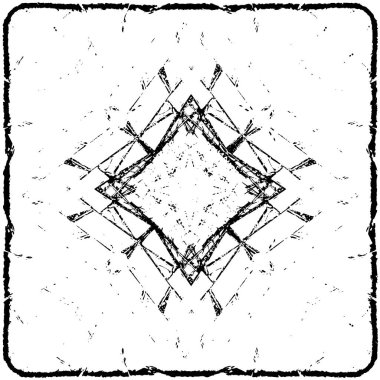 Soyut grunge arkaplanı. yaratıcı monokrom fon. vektör illüstrasyonu