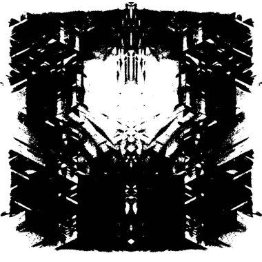 Soyut grunge arkaplanı. yaratıcı monokrom fon. vektör illüstrasyonu