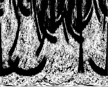 Soyut grunge monokrom arka planı. Vektör illüstrasyonu