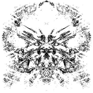 Soyut grunge monokrom arka planı. Vektör illüstrasyonu