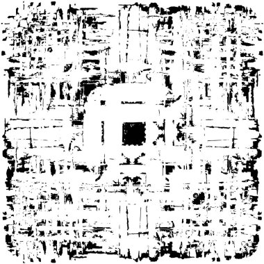 Soyut grunge monokrom arka planı. Vektör illüstrasyonu