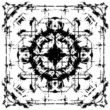 Soyut grunge monokrom arka planı. Vektör illüstrasyonu