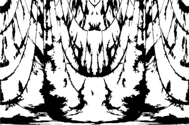 Kusursuz soyut siyah beyaz desen