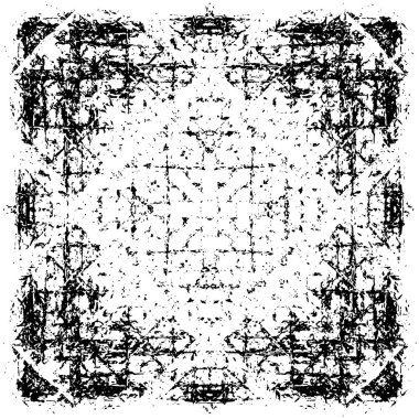 Soyut grunge monokrom arka planı. Vektör illüstrasyonu