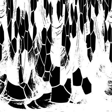 Soyut grunge monokrom arka planı. Vektör illüstrasyonu