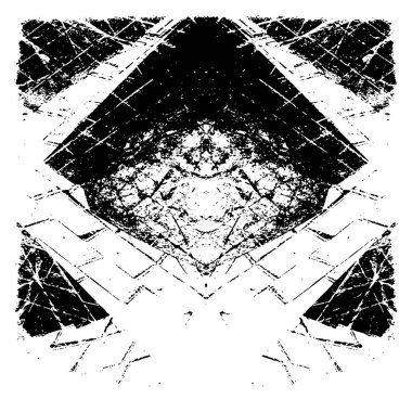 Soyut grunge monokrom arka planı. Vektör illüstrasyonu