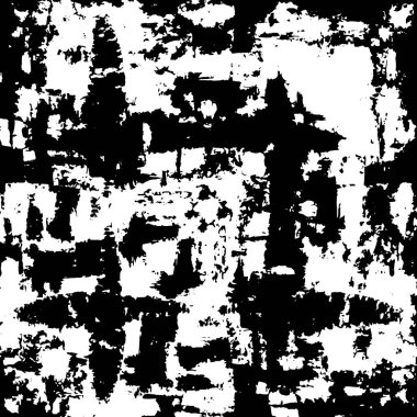 Soyut grunge monokrom arka planı. Vektör illüstrasyonu