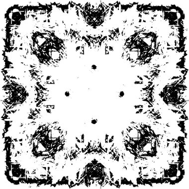 Soyut grunge monokrom arka planı. Vektör illüstrasyonu