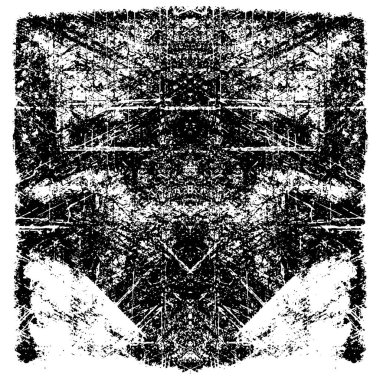 Soyut grunge monokrom arka planı. Vektör illüstrasyonu