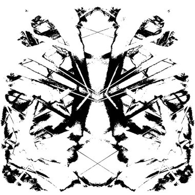 Soyut grunge monokrom arka planı. Vektör illüstrasyonu