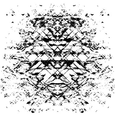 Gelecekçi soyut grunge geometrik modern desen 