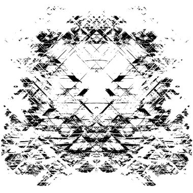 Gelecekçi soyut grunge geometrik modern desen 