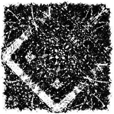 soyut siyah beyaz grunge desenli desen