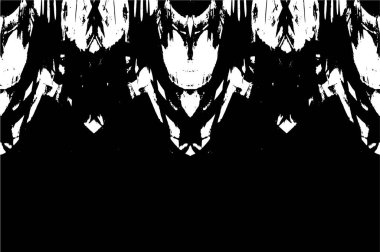 soyut siyah beyaz grunge desenli desen