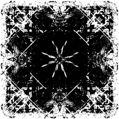 soyut siyah beyaz grunge desenli desen