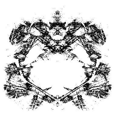 soyut siyah beyaz grunge desenli desen