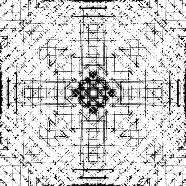 siyah ve beyaz soyut grunge arkaplan monokrom çizimi