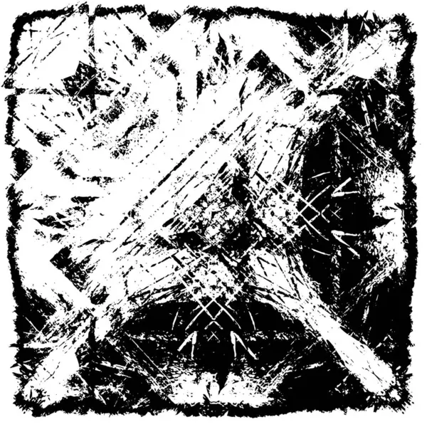 siyah ve beyaz soyut grunge arkaplan monokrom çizimi