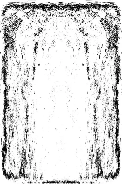 Grunge dikey olarak simetrik siyah beyaz doku. Tek renkli yıpranmış kaplama deseni. 