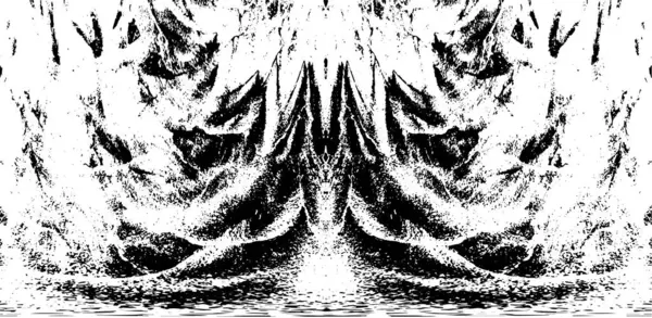 Bir duvarın siyah beyaz grunge dokusu 