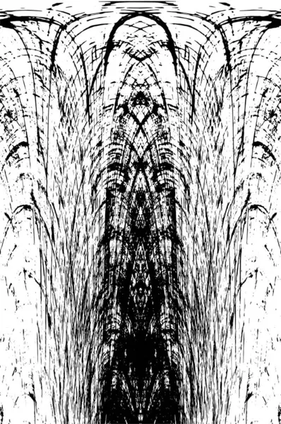 Bir duvarın siyah beyaz grunge dokusu 