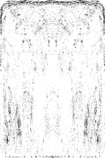 Grunge dikey olarak simetrik siyah beyaz doku. Tek renkli yıpranmış kaplama deseni. 