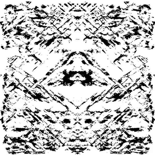 Soyut siyah-beyaz vektör arkaplanı. Tek renkli vintage yüzey           